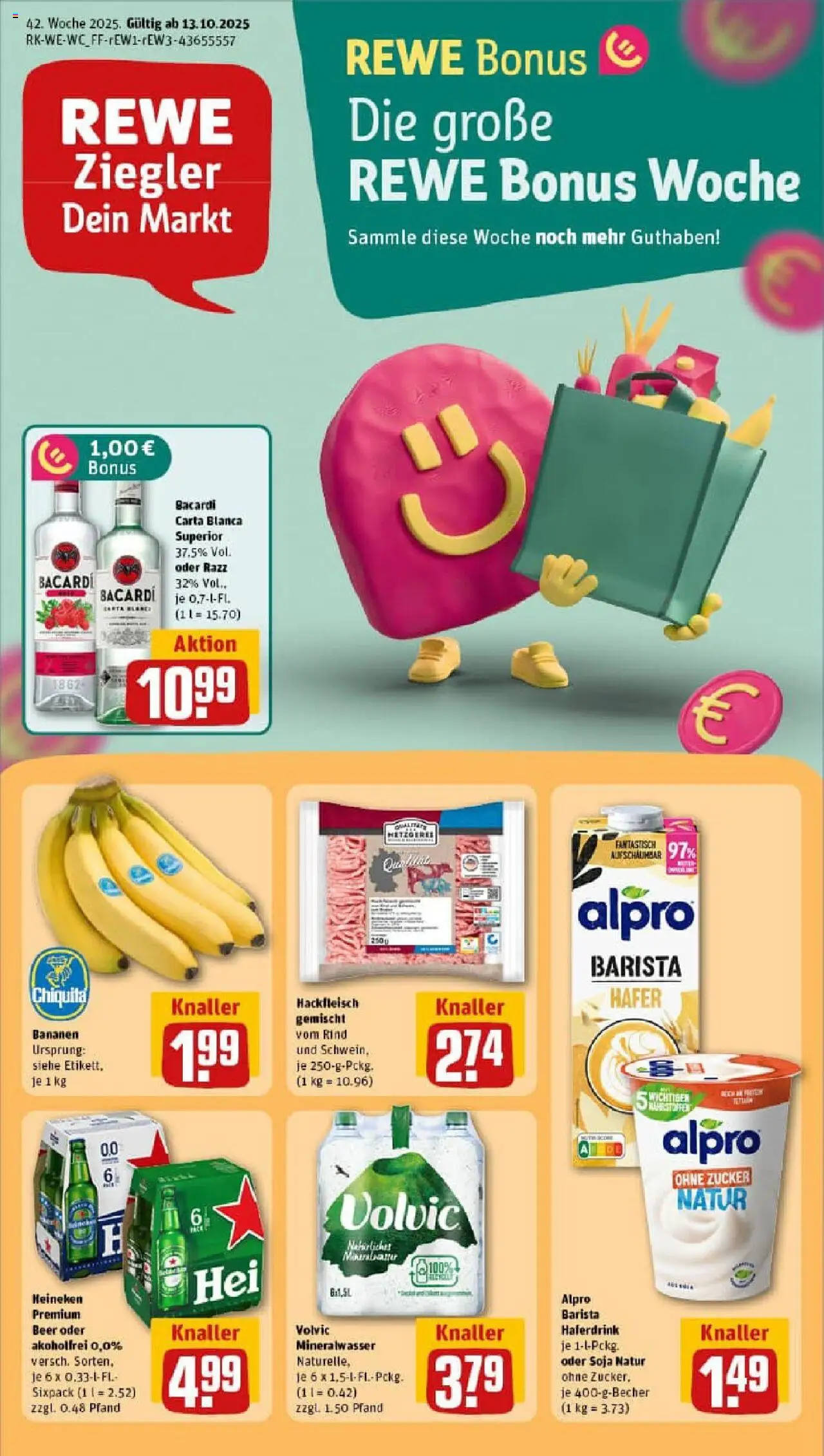 REWE Prospekt ab 13.10.2025 nächste Woche - Prospekt Bonn	