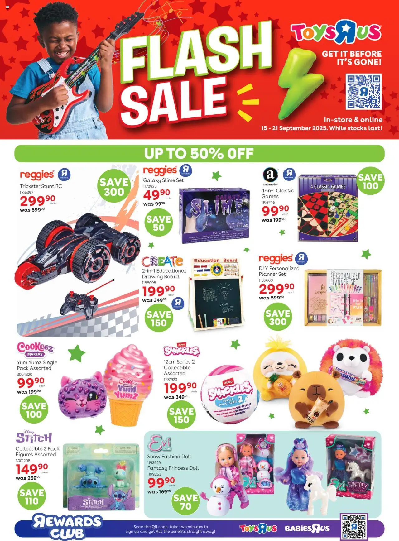 Toys R Us Specials from 15/09 - 21/09/2025 > Promotions