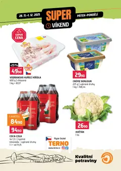 Náhled nabídky: Terno Super víkend platný od 28.11.2025