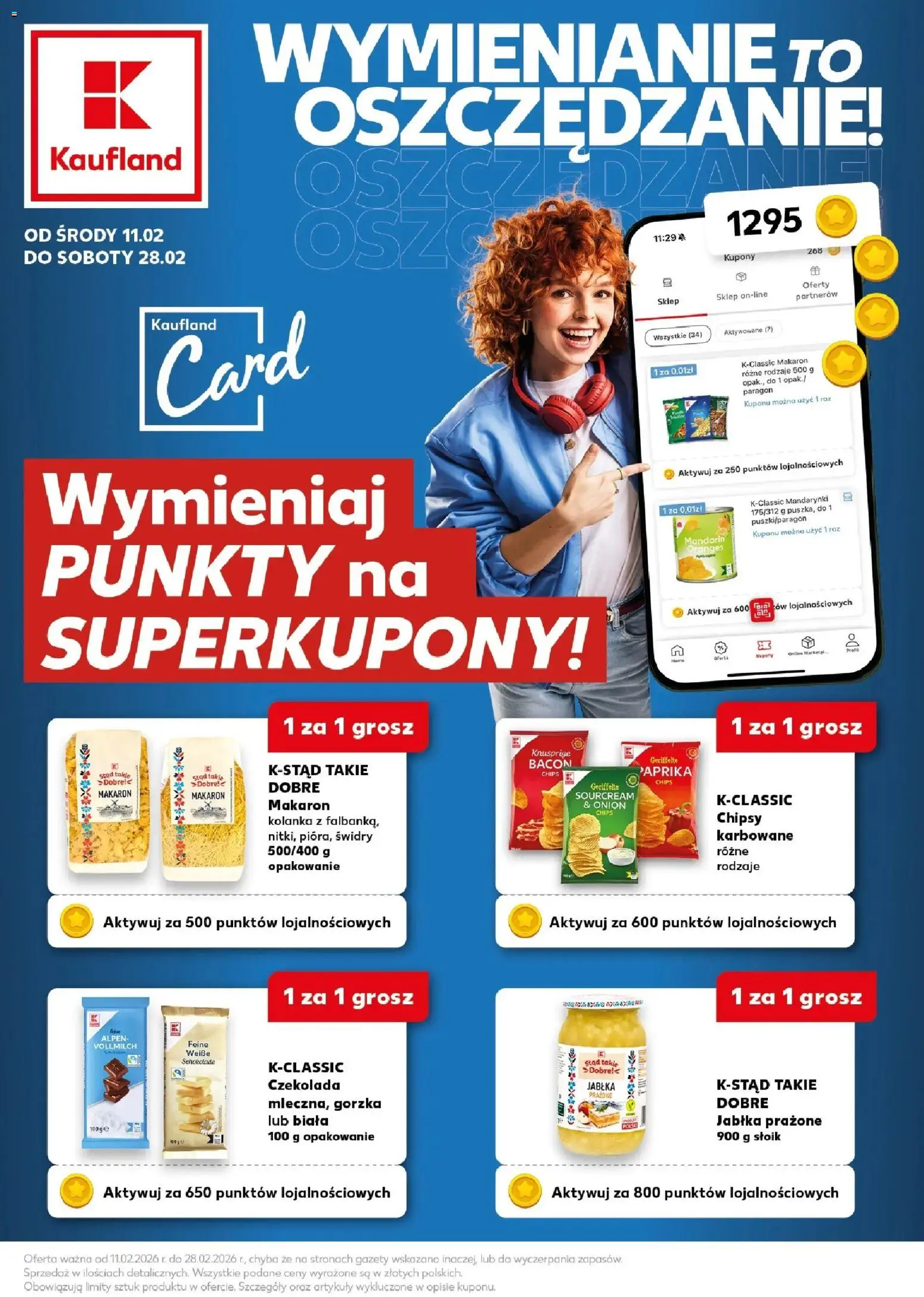Pogląd gazetki "Superkupony" ze sklepu Kaufland ważnej od 11.02.2026
