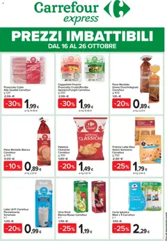 Anteprima dell'opuscolo Volantino Express - Prezzi imbattibili dal negozio Carrefour valido da 16/10/2025