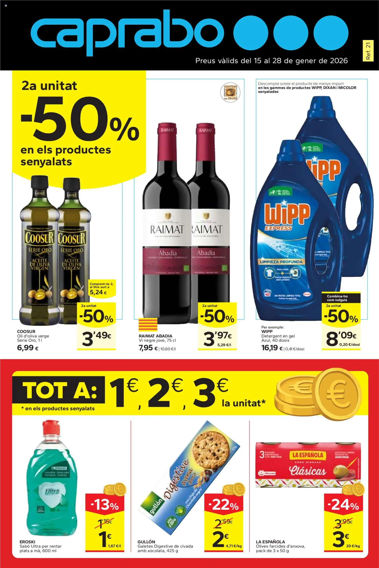 Vista previa del folleto de la tienda Caprabo válido desde el 15/01/2026 