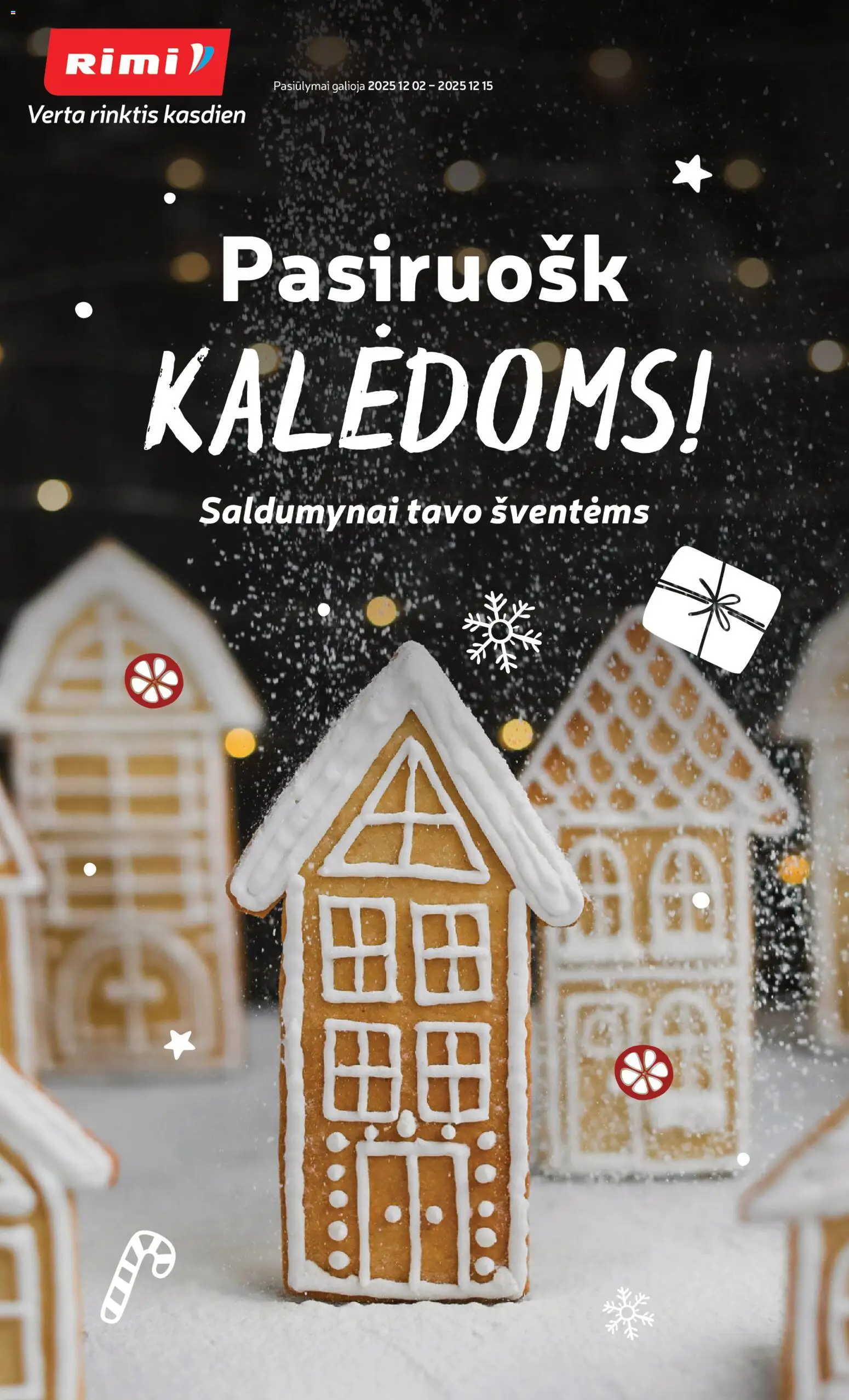 Rimi parduotuvės leidinio Leidinys - Pasiruošk kalėdoms galiojančio nuo 2025.12.02 peržiūra