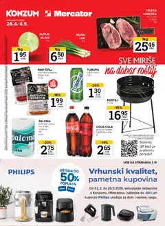Pregled letka Mercator katalog trgovine Mercator vrijedi od 28.04.2026