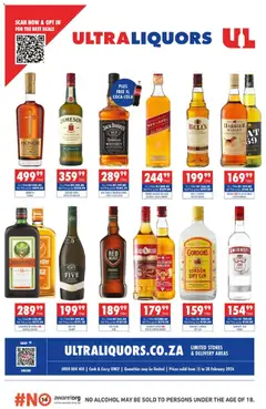Preview of Ultra Liquors flyer valid from 15/02/2026