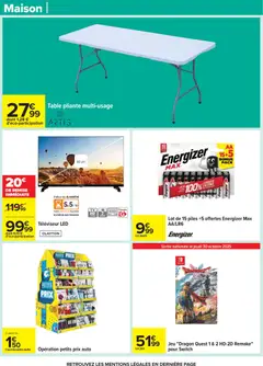 Prévisualisation de Catalogue de la semaine 44 du magasin Carrefour formulaire valide 28/10/2025 | Page: 59