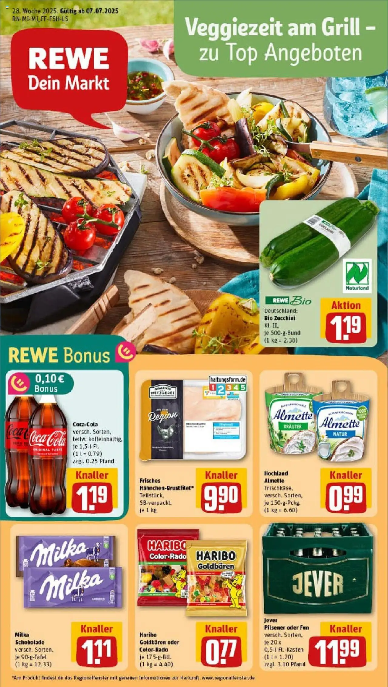 REWE Prospekt ab 06.07.2025 nächste Woche - Prospekt Kelkheim / Fischbach	