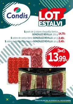 Vista previa del folleto de la tienda Condis válido desde el 20/08/2025 