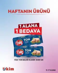 Kim Market Haftanın Ürünü 11.11.2025 - Broşürünün önizlemesi