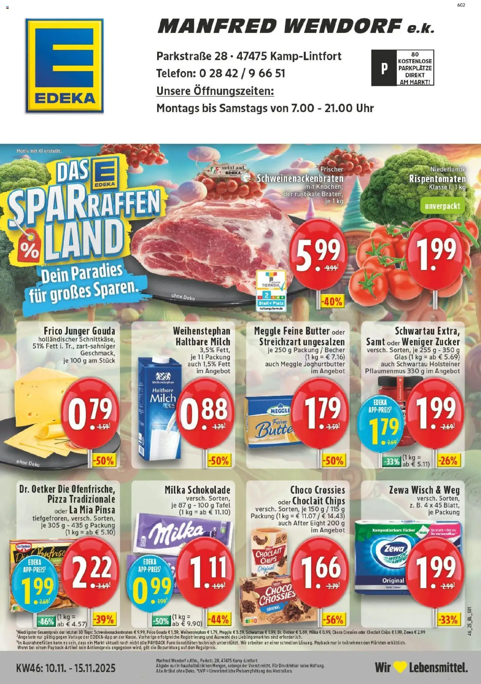 Vorschau von dem Prospekt des Geschäftes Edeka, gültig ab dem 10.11.2025