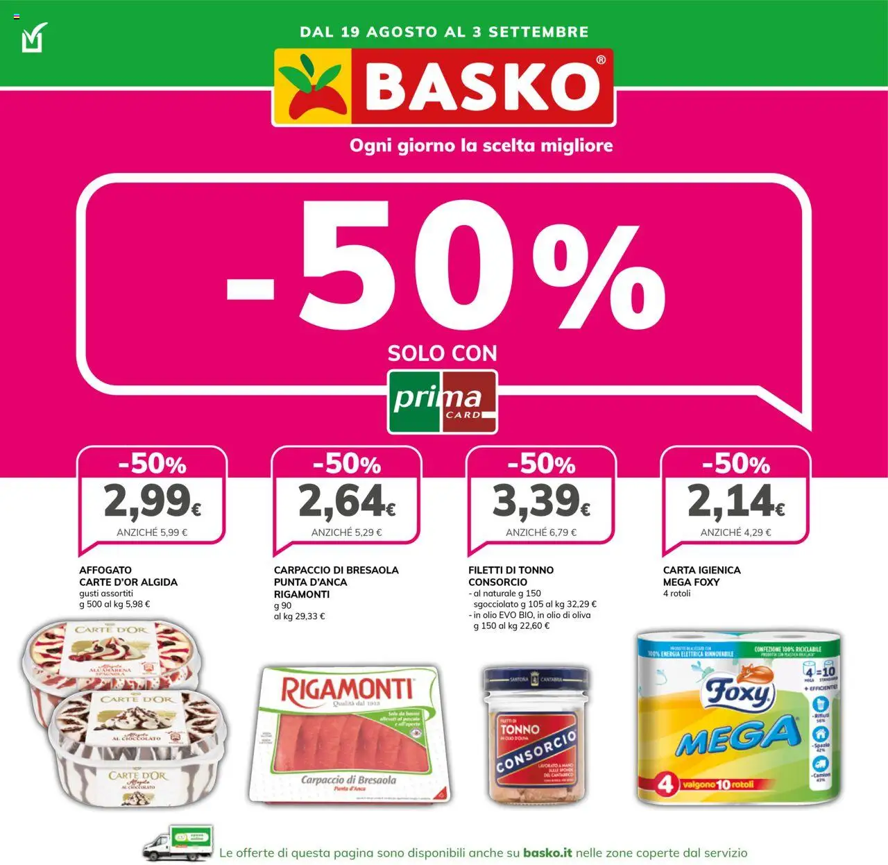 Volantino Basko valido da 19/08/2025 numero di pagina 1