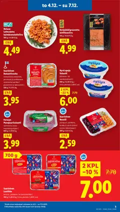 Kaupan Lidl Tarjoukset esikatselu, voimassa 04/12/2025 | Sivu: 5