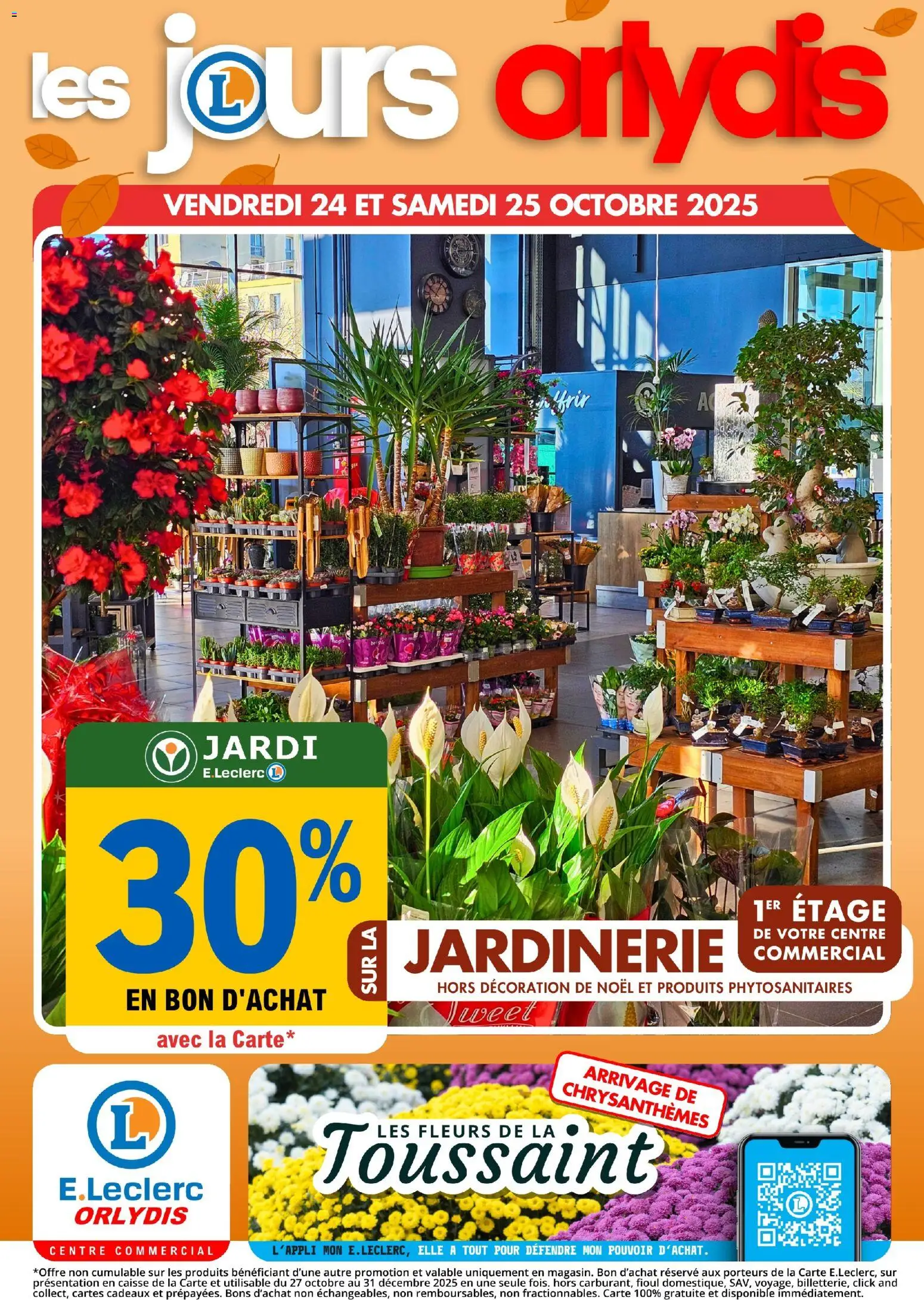 Catalogue 2 jours fous de la boutique E.Leclerc valable du 24/10/2025 - Page numéro 1