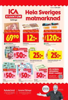 Förhandsgranska reklamblad Vellinge från butik ICA Kvantum gäller från 08/09/2025