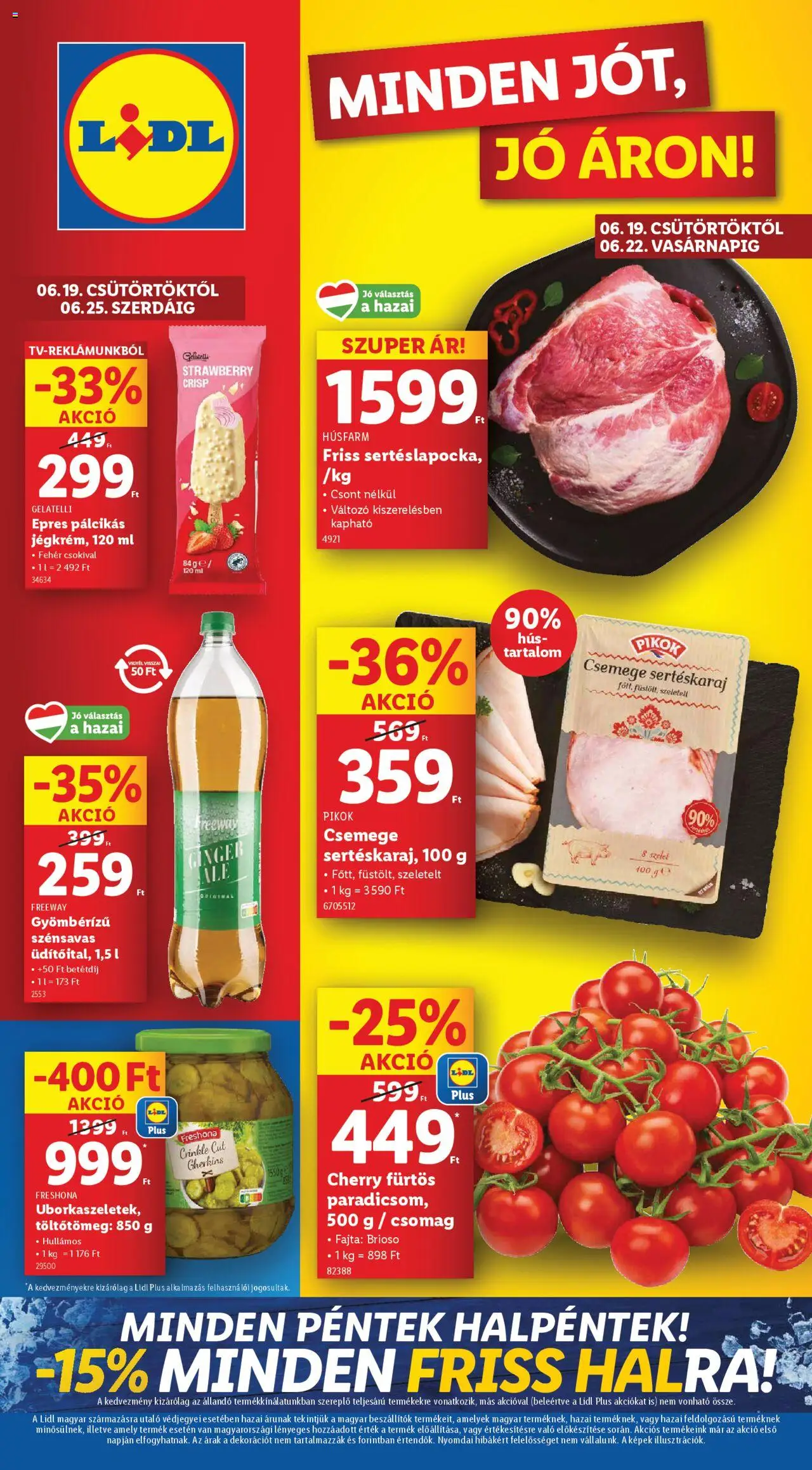 Lidl aktuális szórólap, érvényes 2025.06.19.-től - 1 oldal