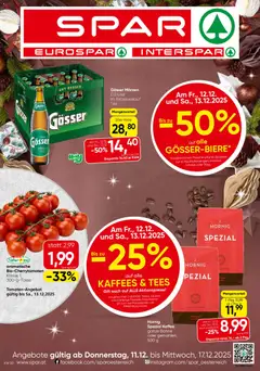 Vorschau der Angebote: Spar Steiermark Flublatt gültig ab 11.12.2025