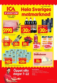 Förhandsgranska reklamblad Sjöbo från butik ICA Kvantum gäller från 24/11/2025
