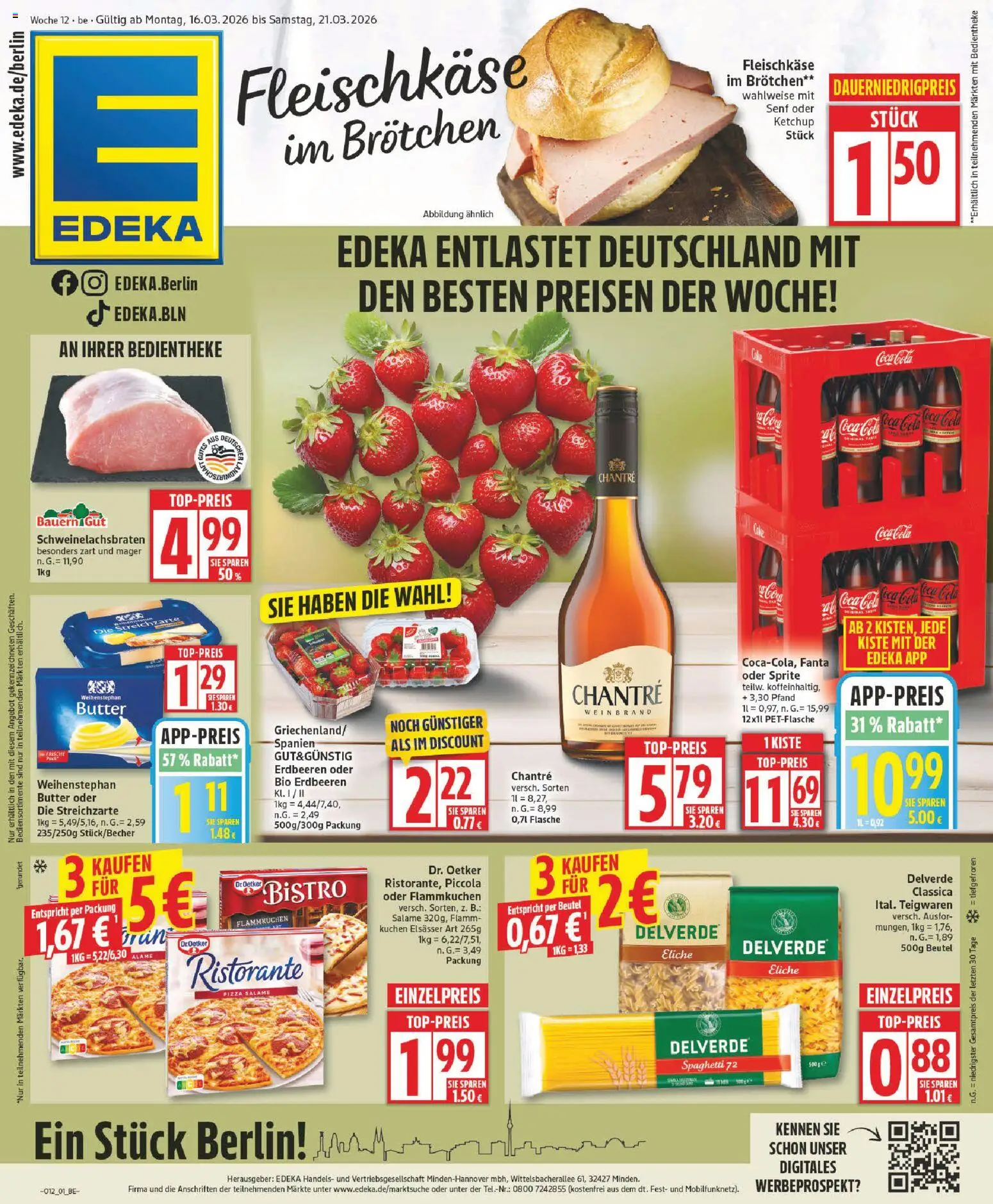 Vorschau von dem Prospekt des Geschäftes Edeka, gültig ab dem 16.03.2026