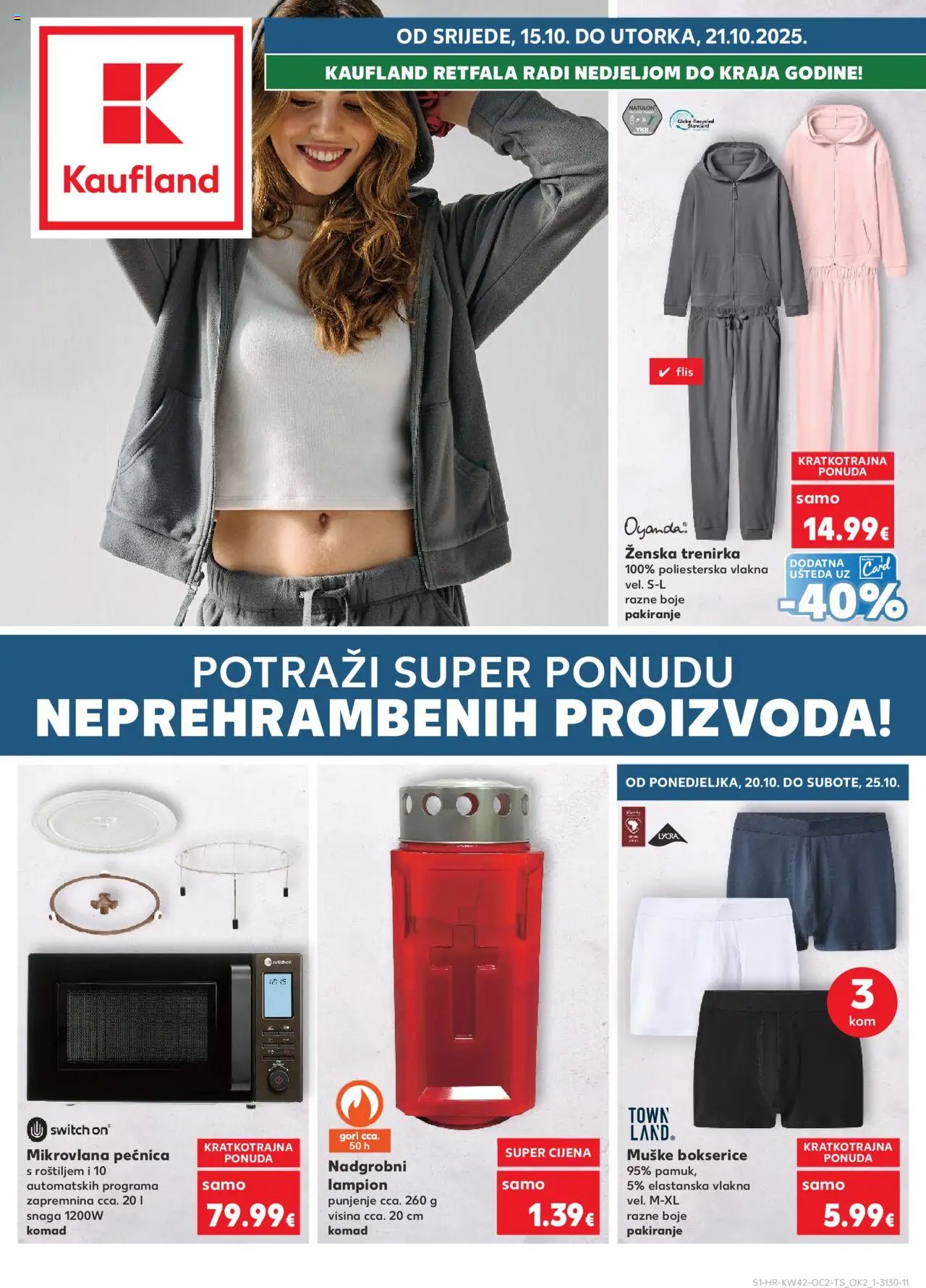 Kaufland aktualni Osijek vrijedi od 15.10.2025 - tjedna akcija broj stranice 1