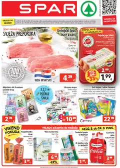 Pregled letka Katalog trgovine Spar vrijedi od 20.08.2025