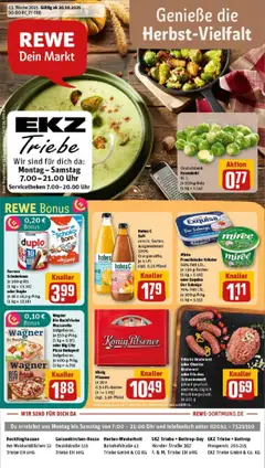Vorschau von dem Prospekt des Geschäftes Rewe, gültig ab dem 19.10.2025
