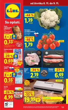 Náhľad Lidl letáku platného od 06.11.2025