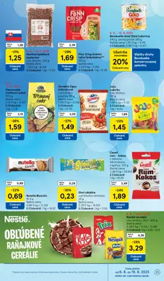 Náhľad Tesco letáku platného od 06.08.2025 | Strana: 25