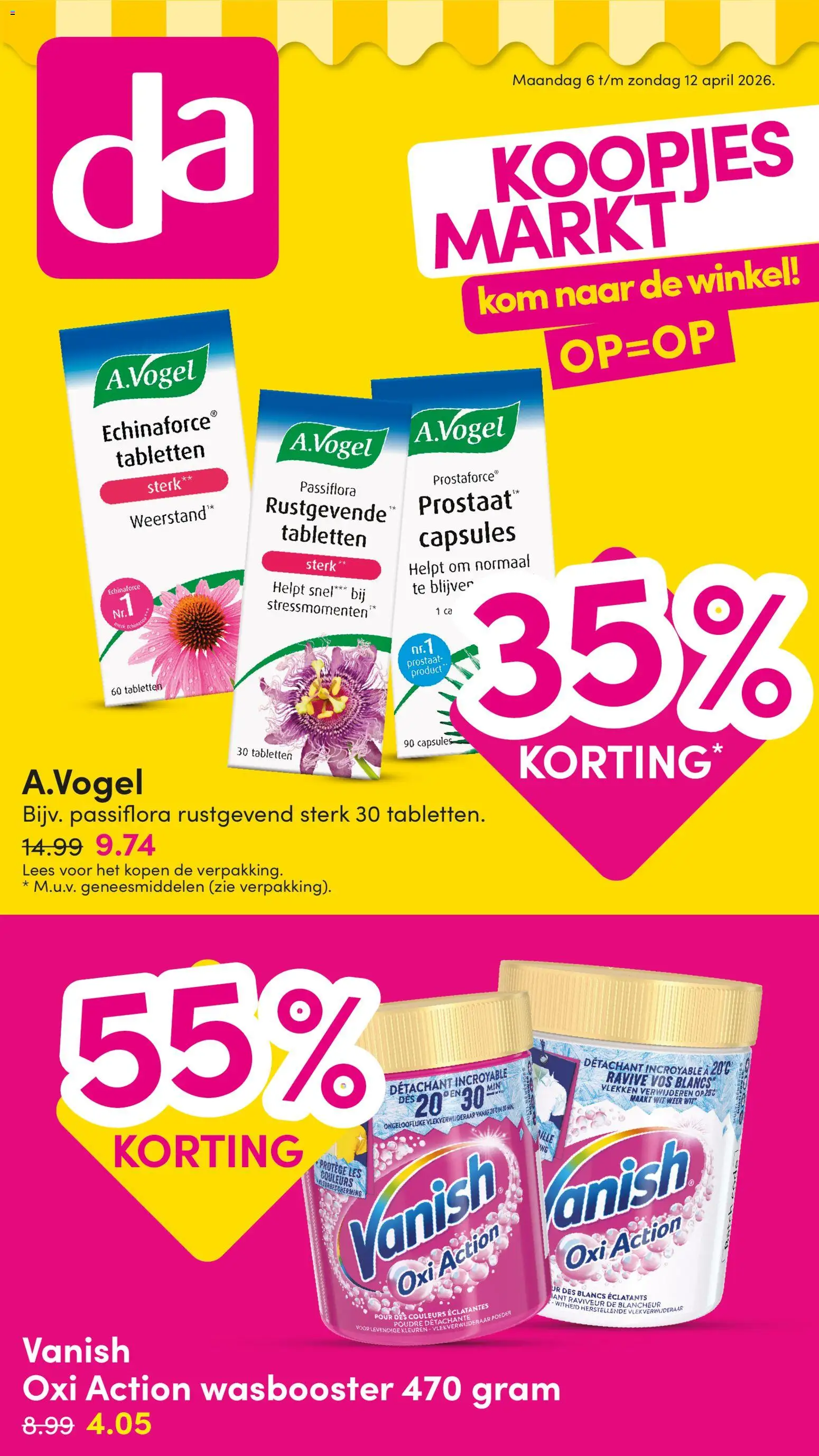 Voorbeeld van Da folder van winkel Da geldig vanaf 06-04-2026