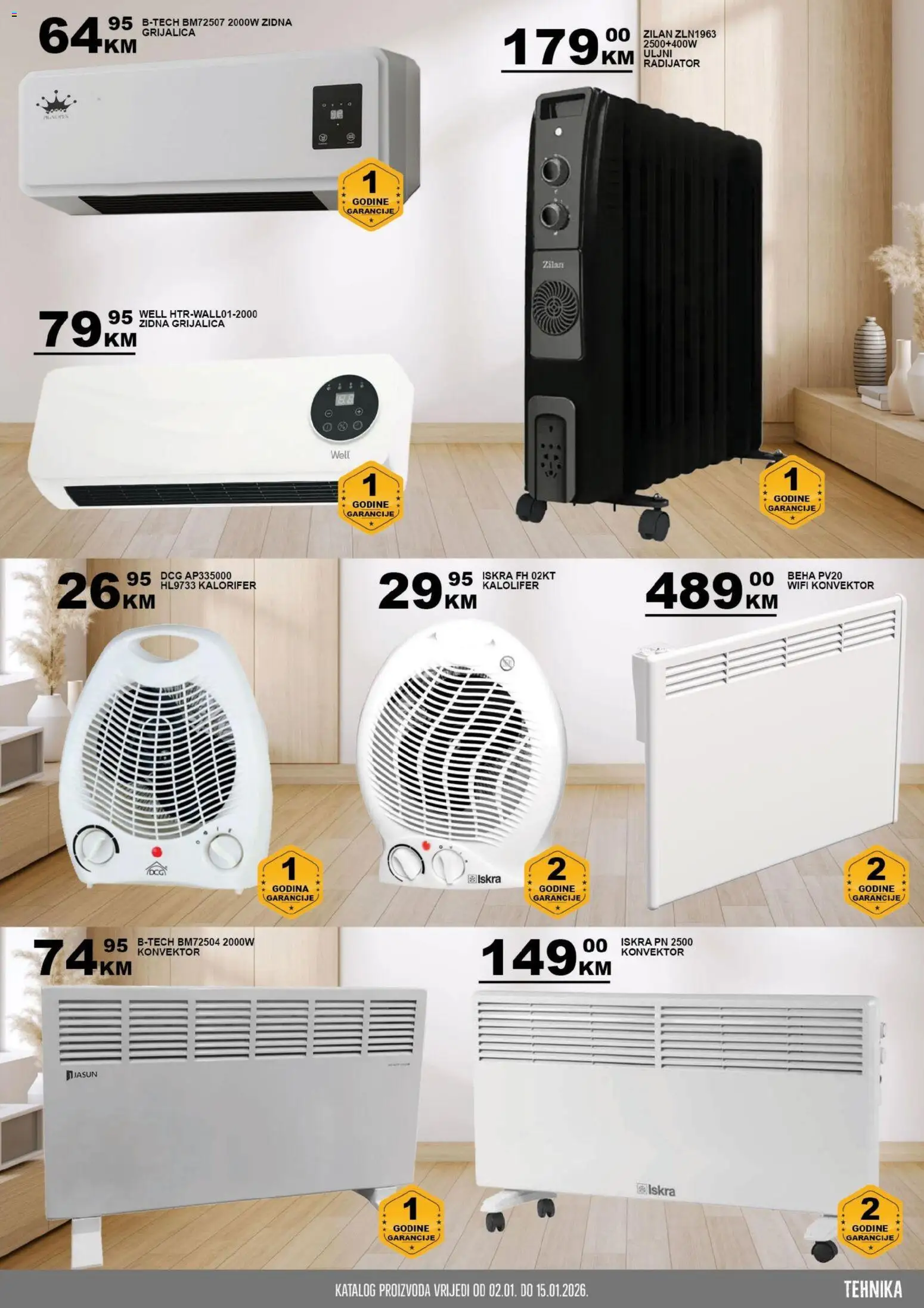 Pregled letka Katalog trgovine Prodex vrijedi od 2026.01.02