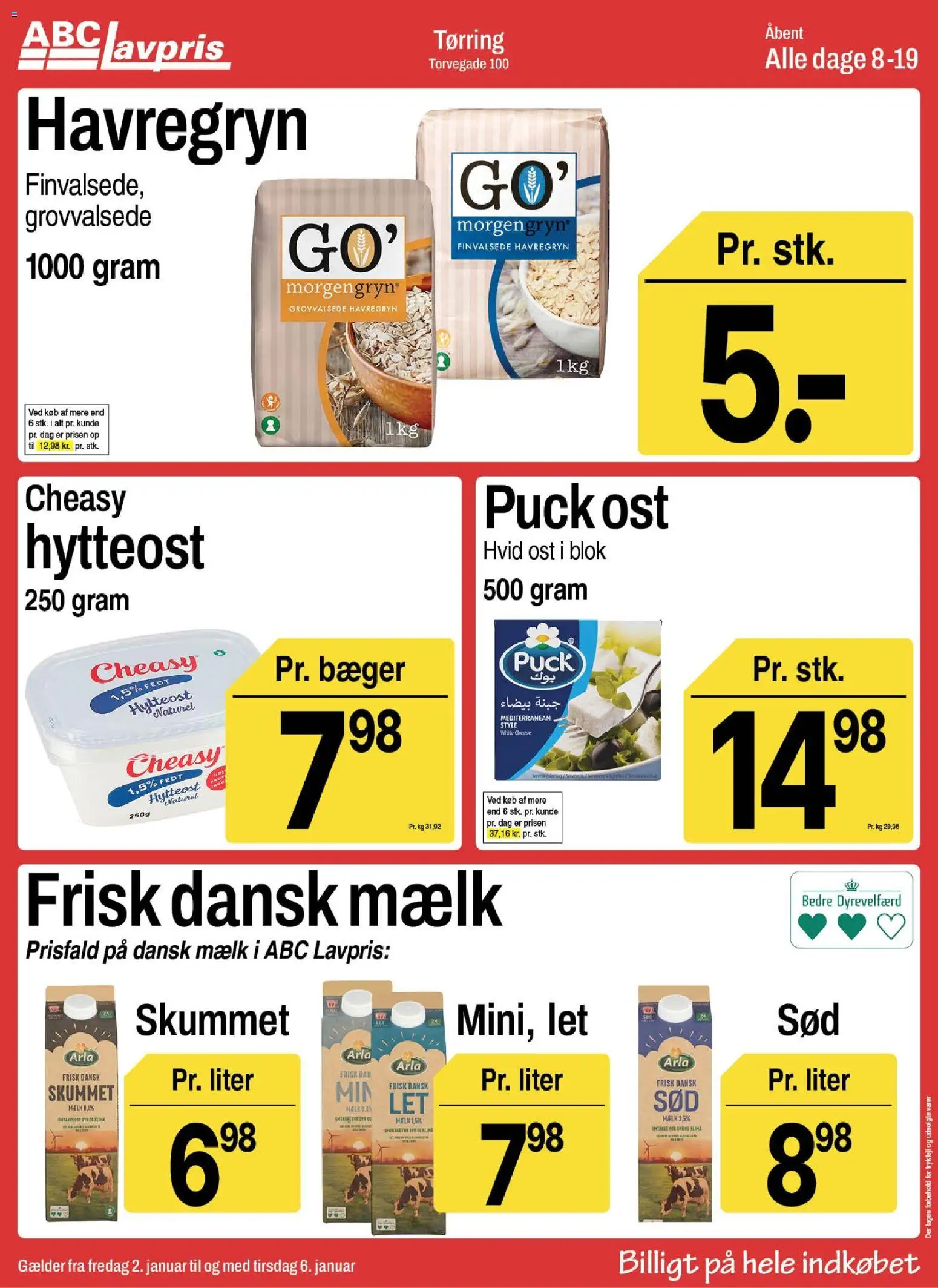 Eksempel på tilbudsavis Tørring fra butik Abc Lavpris gyldig fra 02/01/2026