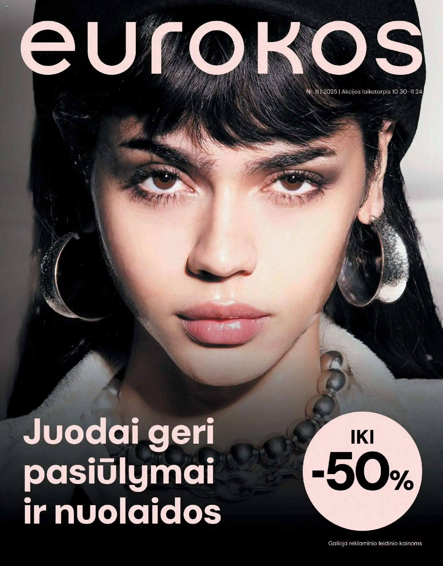 Eurokos parduotuvės leidinio Leidinys galiojančio nuo 2025.10.30 peržiūra