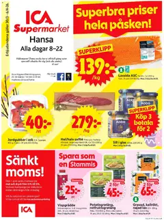 Förhandsgranska reklamblad Malmö från butik ICA Supermarket gäller från 30/03/2026