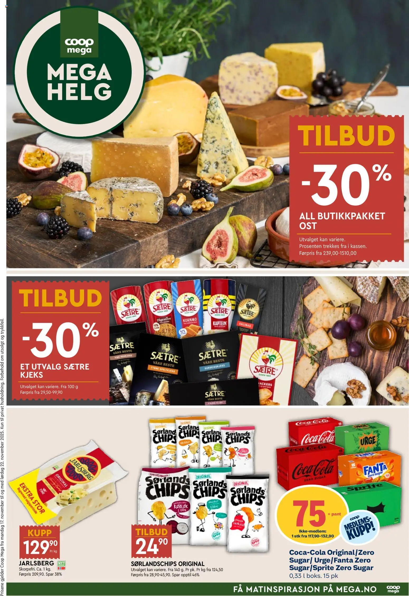 Forhåndsvis Mega Helg fra butikk Coop Mega gyldig fra 20/11/2025