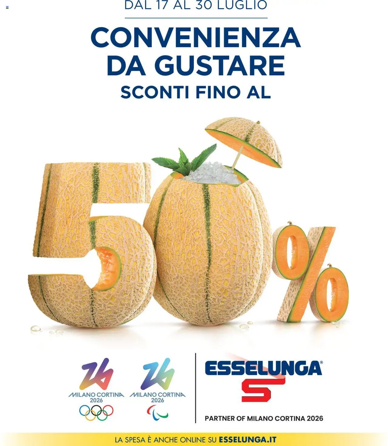 Volantino Esselunga S valido da 17/07/2025 numero di pagina 1