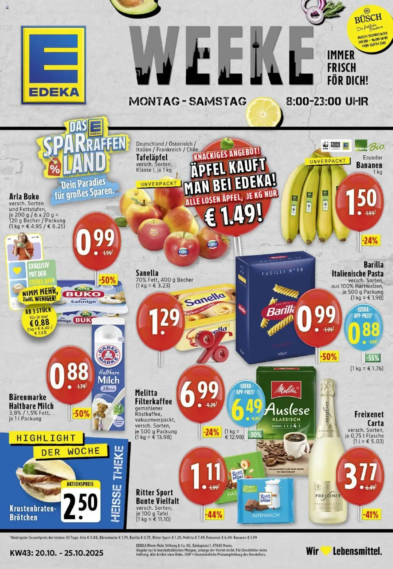 EDEKA Prospekt ab 19.10.2025 - Prospekt Köln Online