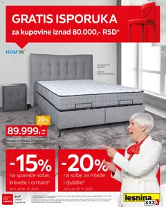 Pregled Lesnina XXXL kataloga - važi od 03.11.2025