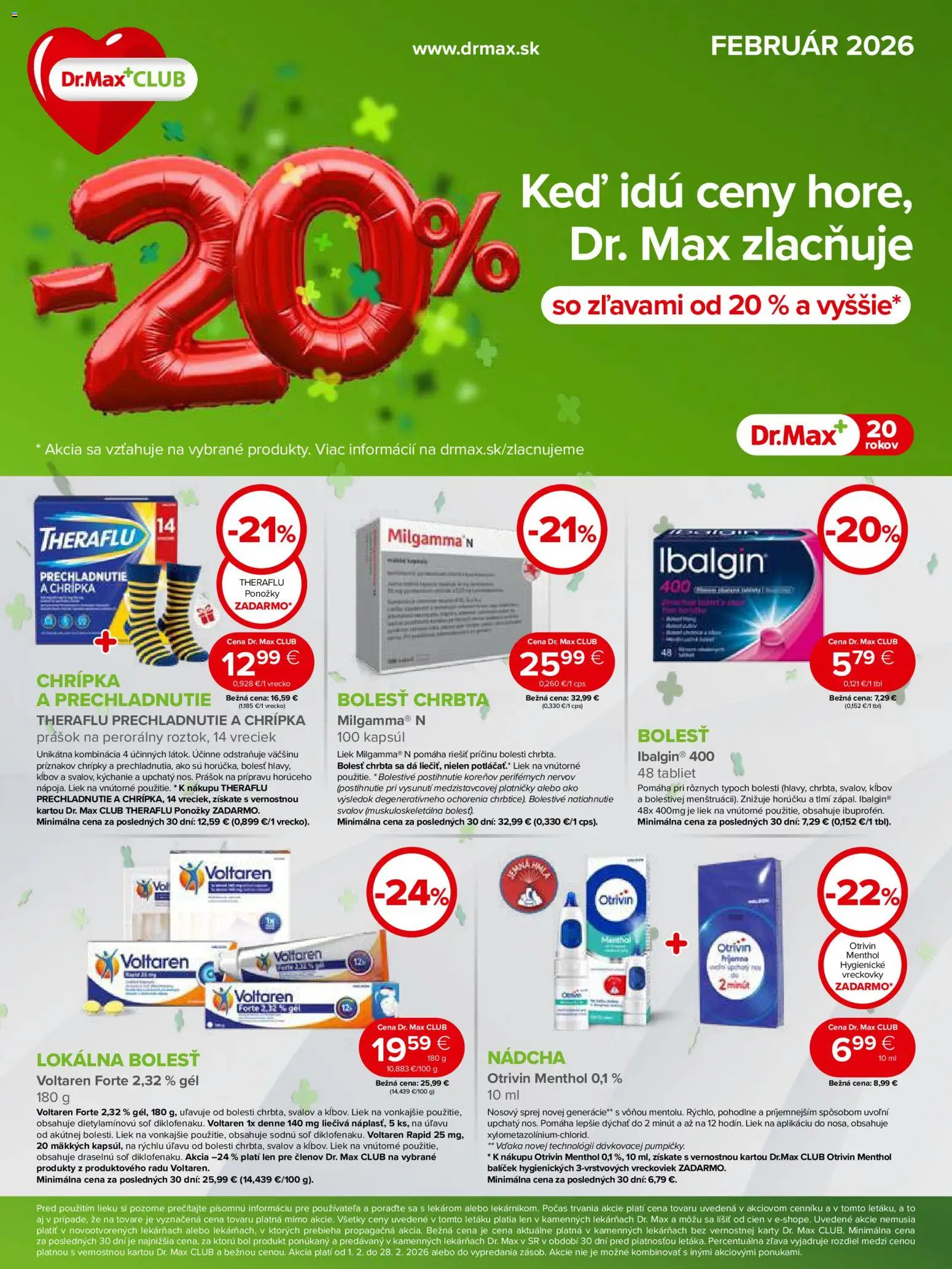 Náhľad Dr. Max letáku platného od 01.02.2026