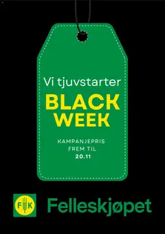 Forhåndsvis Black Friday fra butikk Felleskjøpet gyldig fra 12/11/2025