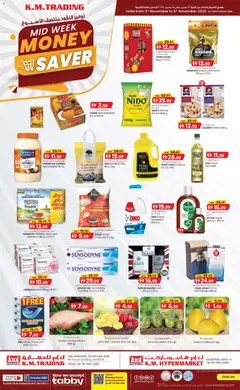 Preview of the catalogue Midweek Money Saver - Sharjah of store KM Trading valid from 3 Nov, 2025
