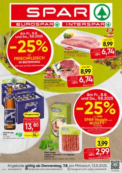 Vorschau der Angebote: Spar Wien gültig ab 07.08.2025