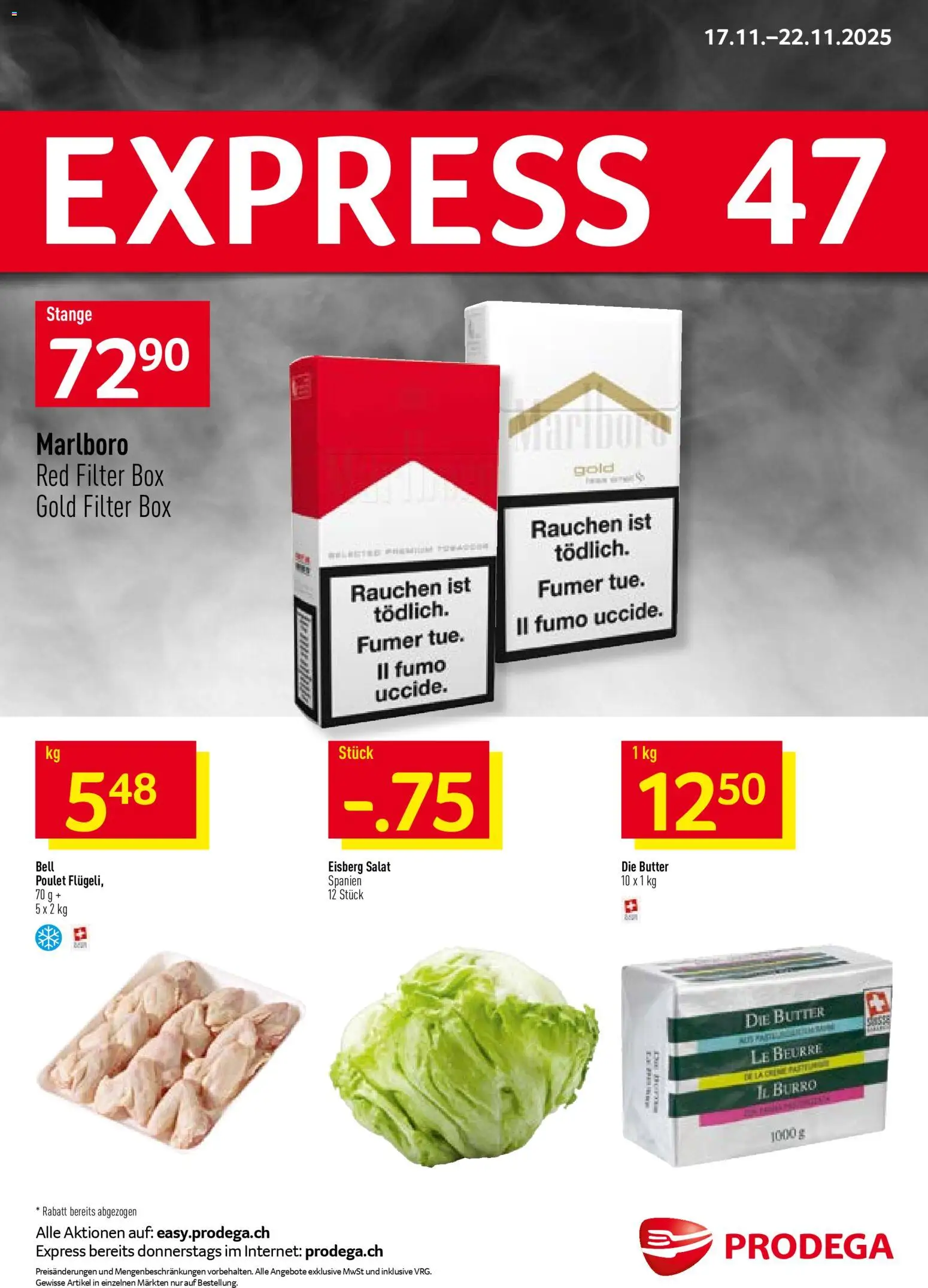 Vorschau des Merkblatts Aktionen vom Shop Prodega gültig von 17.11.2025 bis 22.11.2025