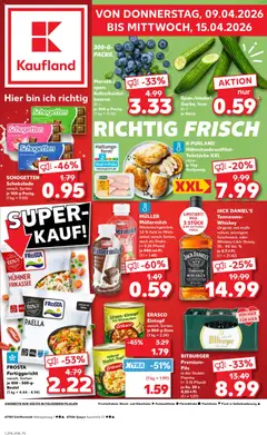 Vorschau von dem Prospekt des Geschäftes Kaufland, gültig ab dem 09.04.2026