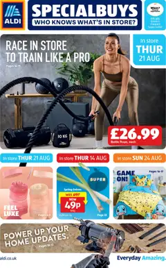 Preview of Aldi Weekly offers UK Specialbuys valid from 21/08/2025