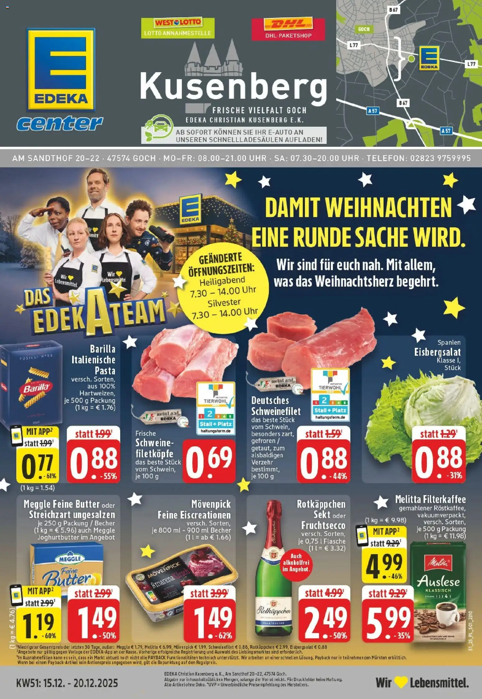 Vorschau von dem Prospekt des Geschäftes Edeka, gültig ab dem 15.12.2025