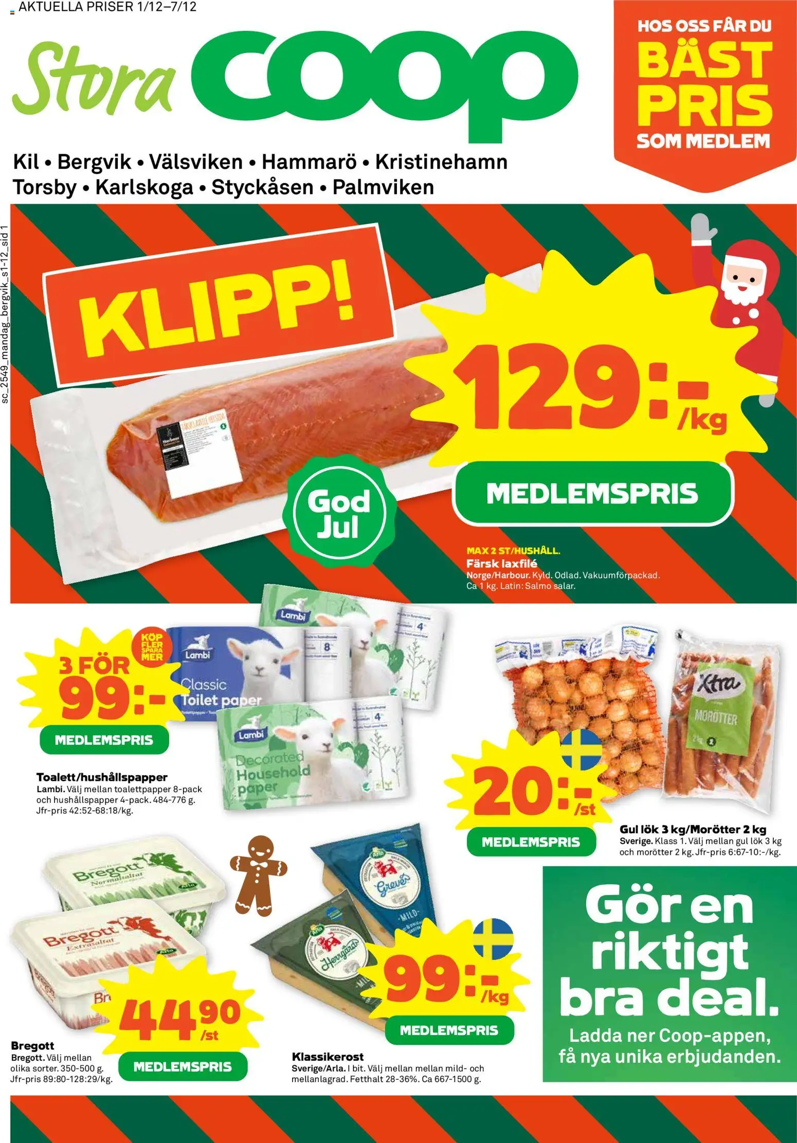 Förhandsgranska reklamblad Aktuella reklamblad Stora Coop från butik Stora Coop gäller från 01/12/2025