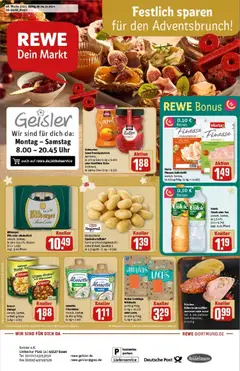 Vorschau von dem Prospekt des Geschäftes Rewe, gültig ab dem 23.11.2025