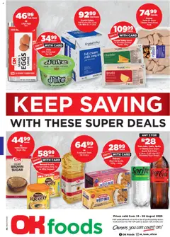 Preview of OK Foods flyer valid from 13/08/2025