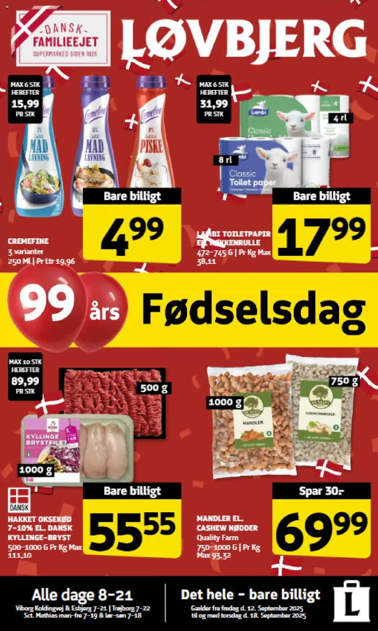 Løvbjerg tilbudsavis gyldig fra 12/09/2025 - side 1
