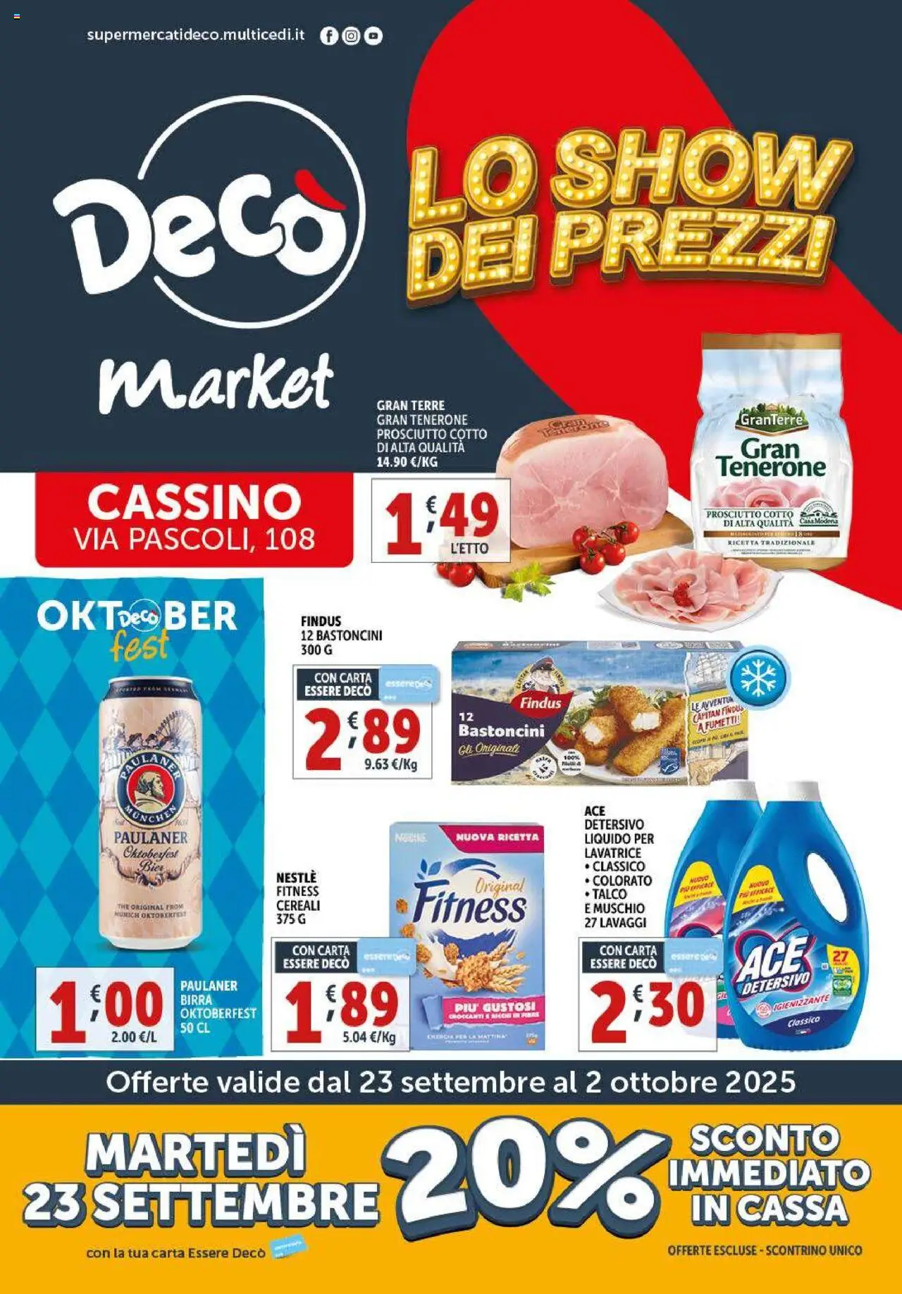 Volantino Decò valido da 23/09/2025 numero di pagina 1