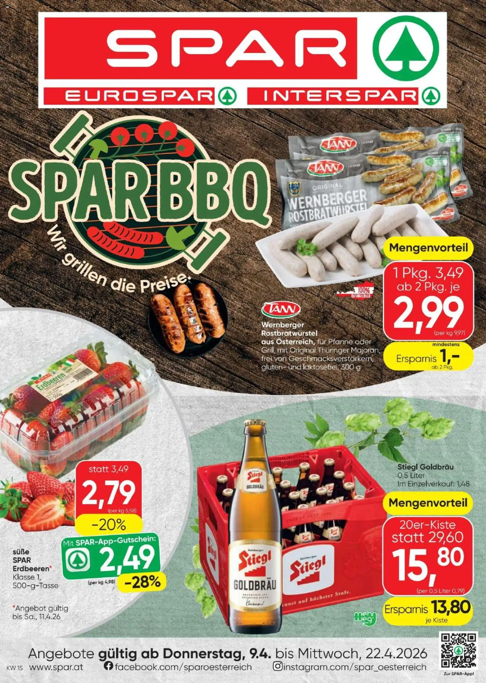 Vorschau der Angebote: Spar Spar - Flugblatt gültig ab 09.04.2026